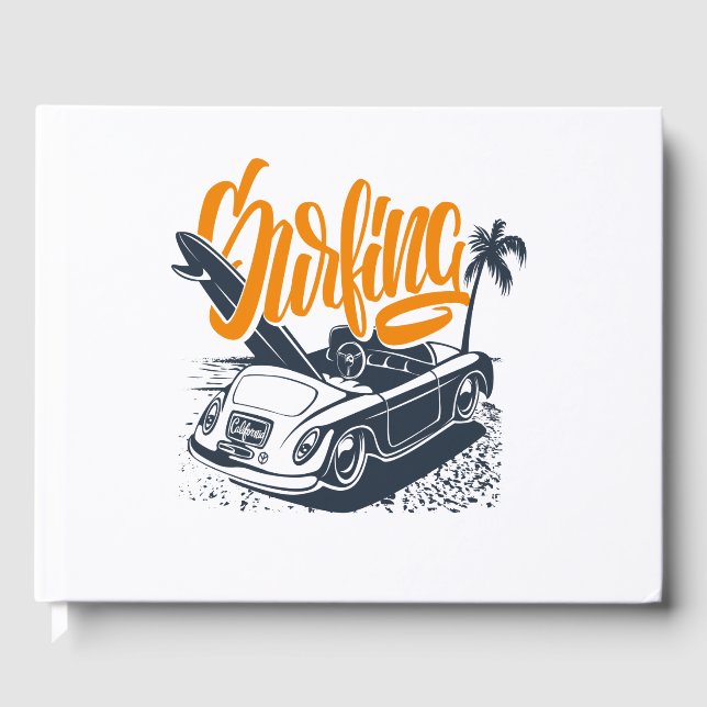 Livro De Visitas california surfing (Frente)