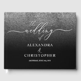 Livro De Visitas Caligrafia de Casamento de SPARKling