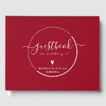 Caligrafia Elegante - Casamento Vermelho Carmine
