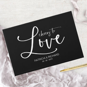 Livro De Visitas Caligrafia Moderna Brinde ao Amor Casamento