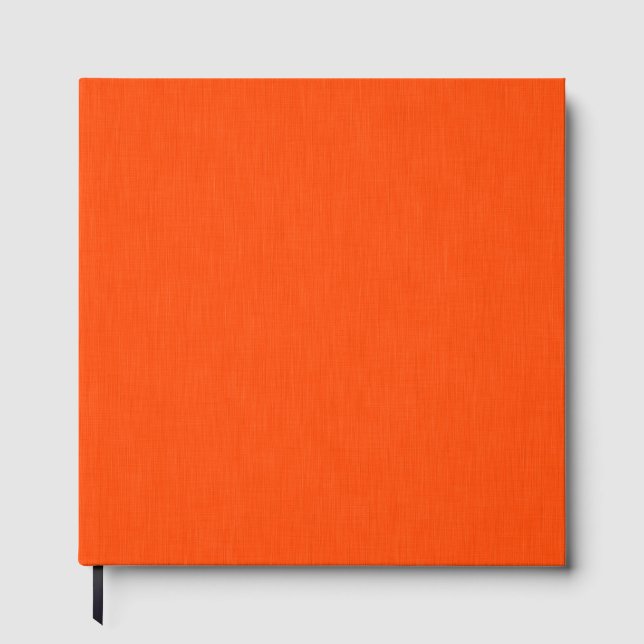 Livro De Visitas Calm & simple orange textured background  (Frente)