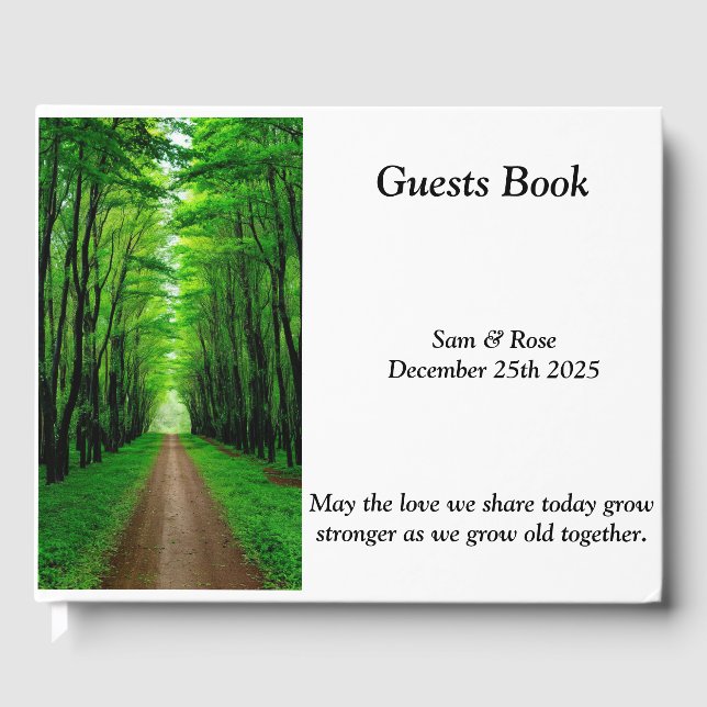 Livro De Visitas Caminho da Floresta (Frente)