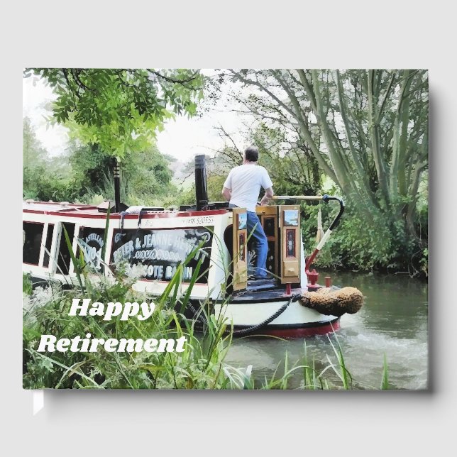 LIVRO DE VISITAS CANAL NARROWBOATS (Frente)
