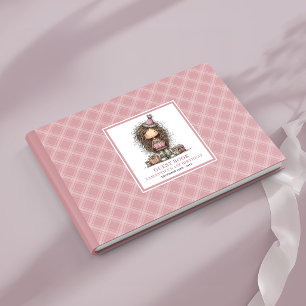 Livro De Visitas Capricho placa de aniversário de 6 anos para convi