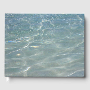 Livro De Visitas Caribe Água Abstrato Natureza Azul