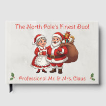 Cartão de Visita de Papai Noel Profissional Sr. e 