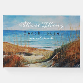 Livro De Visitas Casa de Férias de Praia