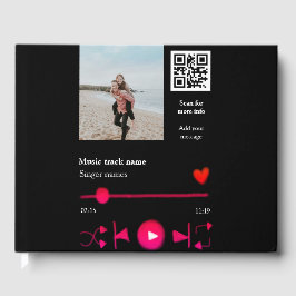 Livro De Visitas Casal personalizado do player de música