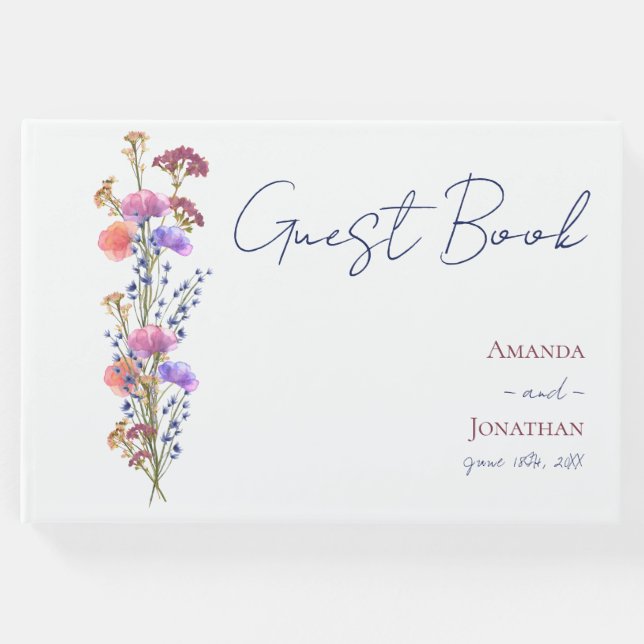 Livro De Visitas Casamento Acrílico De Delicado Russo com Juta (Frente)