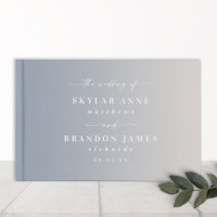 Casamento Azul e Esbranquiçado De Ombre Elegante