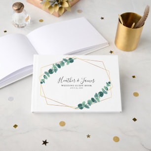 Livro De Visitas Casamento bonito do eucalipto