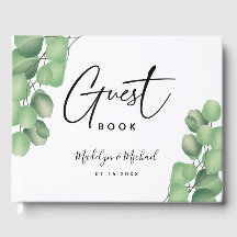 Casamento Botânico de Folhagem de Eucalipto Modern