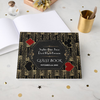 Livro De Visitas Casamento Casino Vegas Roaring 20s Gatsby Art Deco