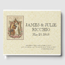 Livro De Visitas Casamento Católico Tradicional, Virgem Abençoada M