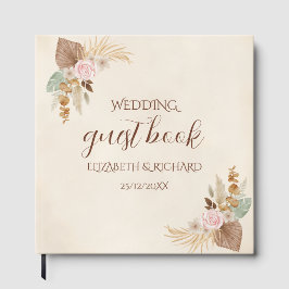 Livro De Visitas Casamento Chic Boêmio Elegante