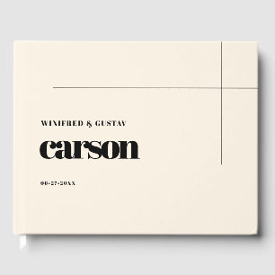 Livro De Visitas Casamento Chic Simples