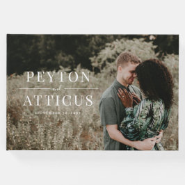 Livro De Visitas Casamento com Fotografia do Noivado Atmosfera