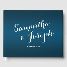 Casamento com Gradiente Azul Oceano