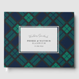 Livro De Visitas Casamento com Tartan Clan Black Watch