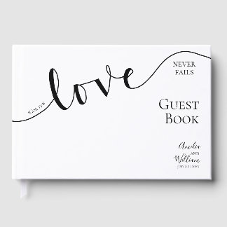 Livro De Visitas Casamento, Cristão, Simples, Elegante, Tipografia,