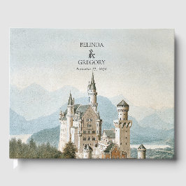 Livro De Visitas Casamento da Floresta Russa do Castelo de Fairytal