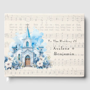 Livro De Visitas Casamento da Igreja de Penas Azuis com Dusty Music