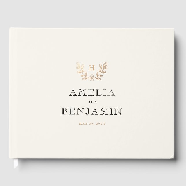 Livro De Visitas Casamento das flores de colheita (Frente)