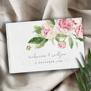 LIVRO DE VISITAS CASAMENTO DE ÁGUA FLORAL DE PINCO NEGRO
