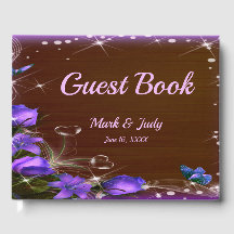 Casamento de Borboleta Floral Rústica de Madeira E