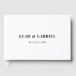 Livro De Visitas Casamento de Casais Minimalistas e Ousados