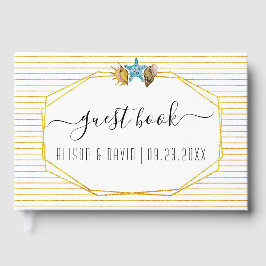 Livro De Visitas Casamento de castelos de água para caligrafia