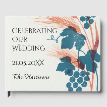 Casamento de Cevada e Uvas Risograph Cauda de Rapo