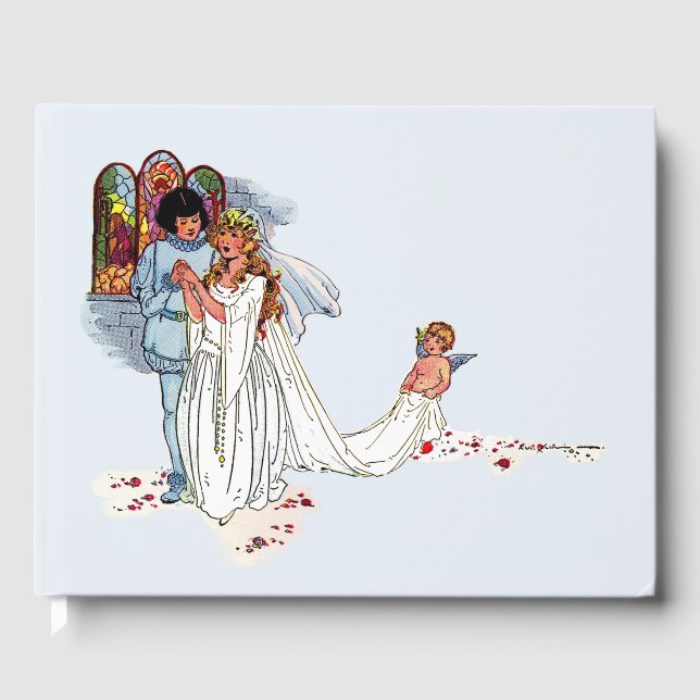 Livro De Visitas casamento de conto de fadas (Frente)