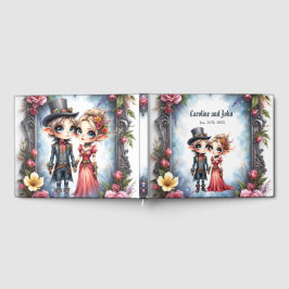 Livro De Visitas Casamento de Elfo Steampunk Caprichoso