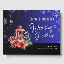 Livro De Visitas Casamento de Férias de Natal
