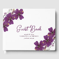 Casamento de Flores de Água bonito Púrpura