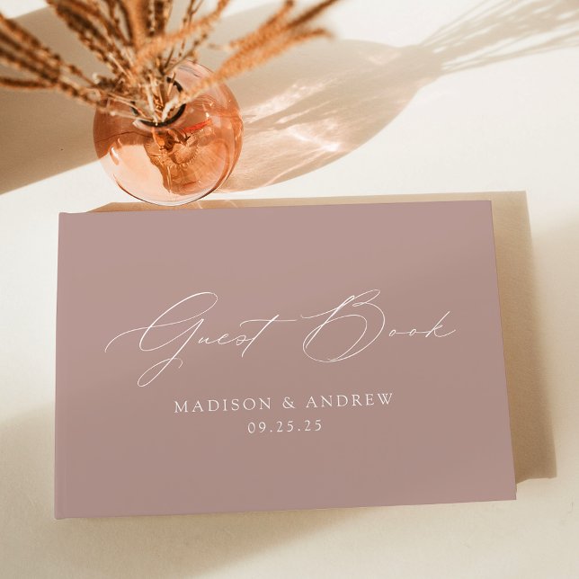Livro De Visitas Casamento de Fotografias com Rosa Dusty, Script El (Criador carregado)