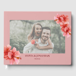 Livro De Visitas Casamento de Fotografias Personalizadas de Flor em