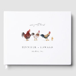 Livro De Visitas Casamento de Frango Russo Elegante