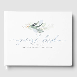 Livro De Visitas Casamento de Greenery Dusty