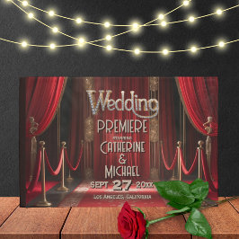 Livro De Visitas Casamento de Hollywood Red Carpet Premiere