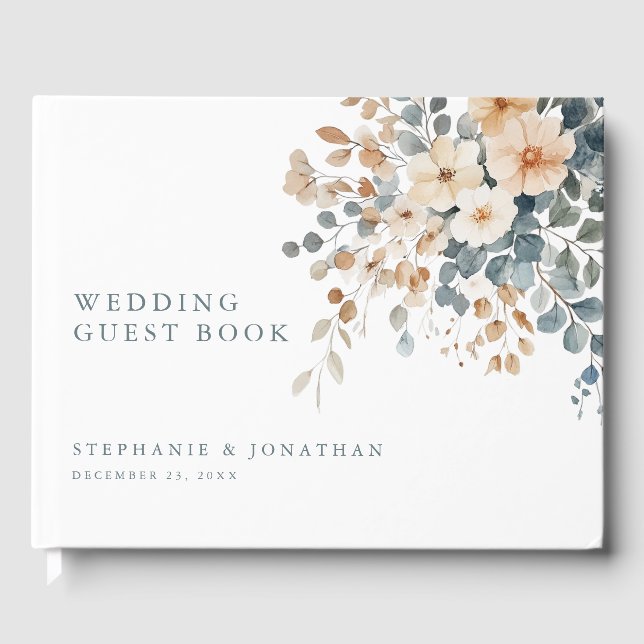 Livro De Visitas Casamento De Molho Terrestre De Tonelada Suave (Frente)