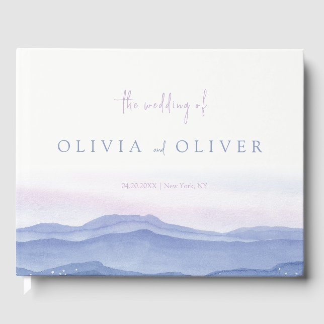 Livro De Visitas Casamento de Montanhas Roxas (Frente)