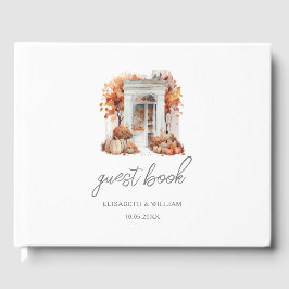 Livro De Visitas Casamento de outono Personalizado