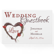 Casamento de Primavera de Coração e Tulipas Vermel