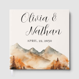 Livro De Visitas Casamento de Queda de Montanha