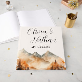 Livro De Visitas Casamento de Queda de Montanha