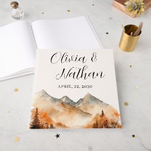 Livro De Visitas Casamento de Queda de Montanha