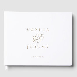 Livro De Visitas Casamento de Script Elegante
