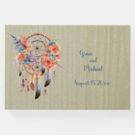 Livro De Visitas Casamento de Sonho de Boho Fantástico